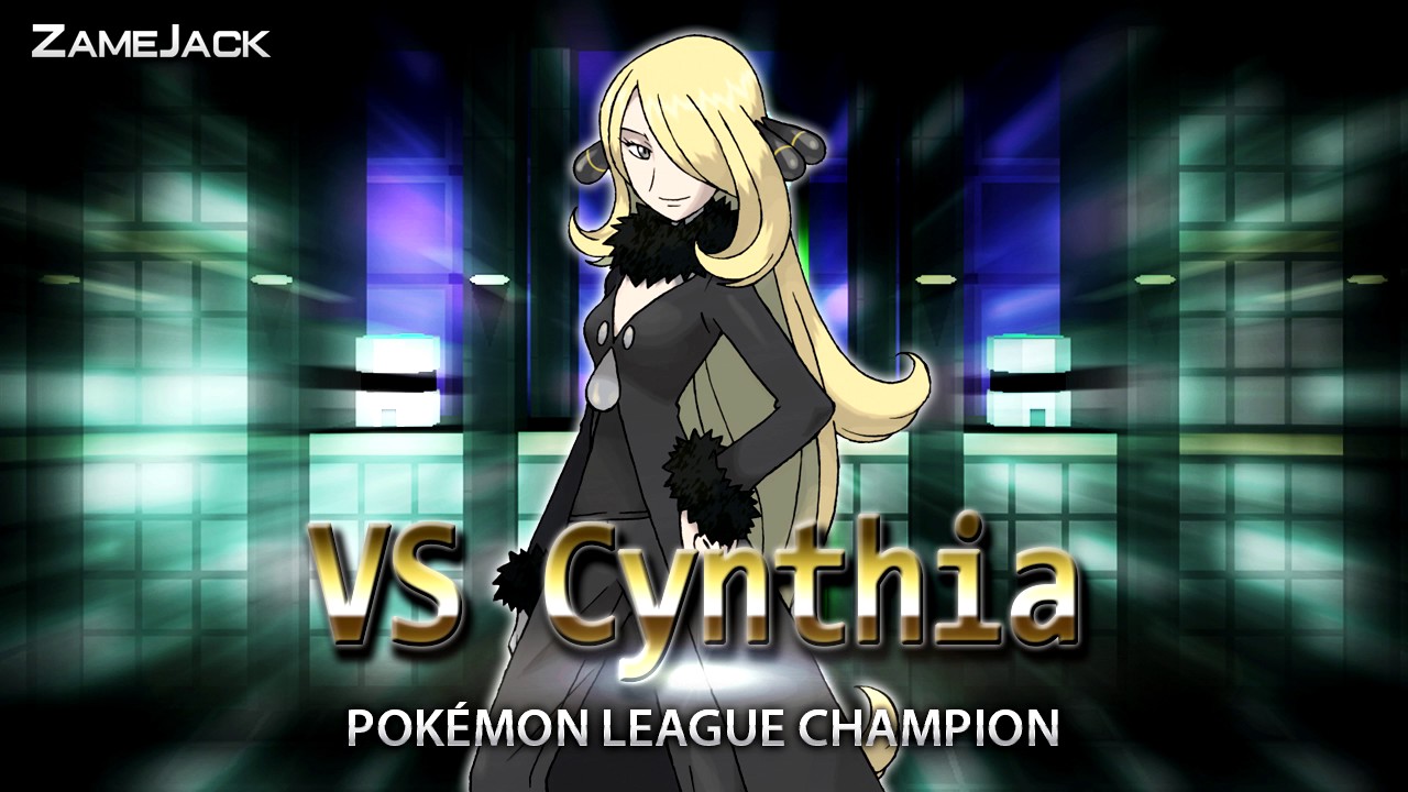 Pokemon diamond and pearl champion battle vs cynthia on